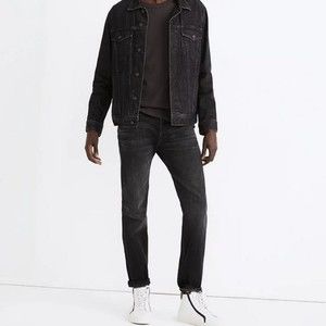 Madewell Slim Jeans in Washed Black